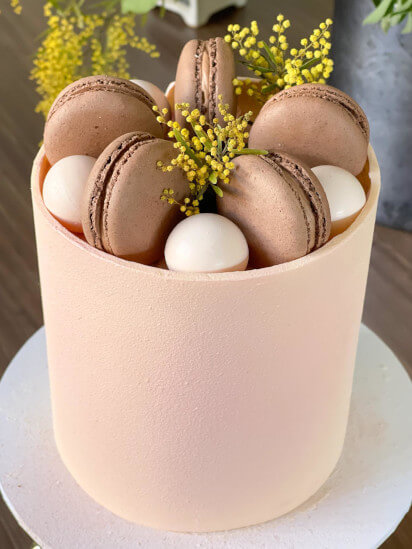 Macaroon Birthday Cake