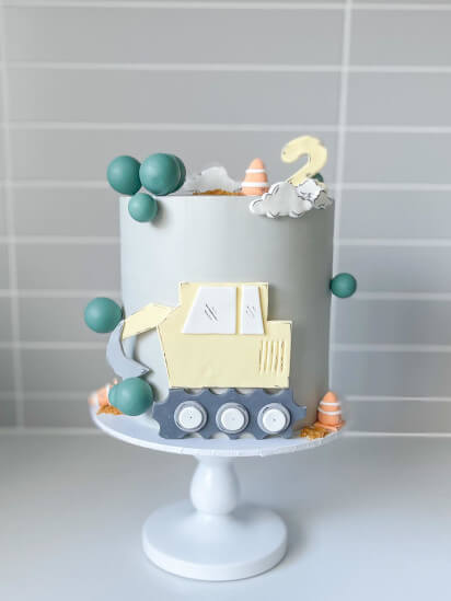 Construction Kid Cake