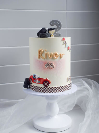 Car race Kid Cake