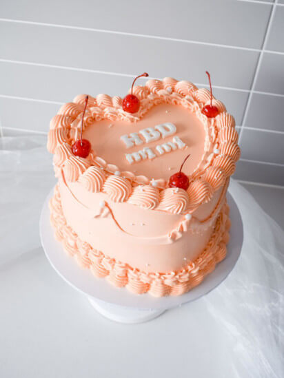 Orange Vintage Cake